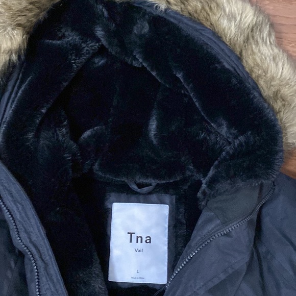 TNA vail parka jacket L - Picture 3 of 14